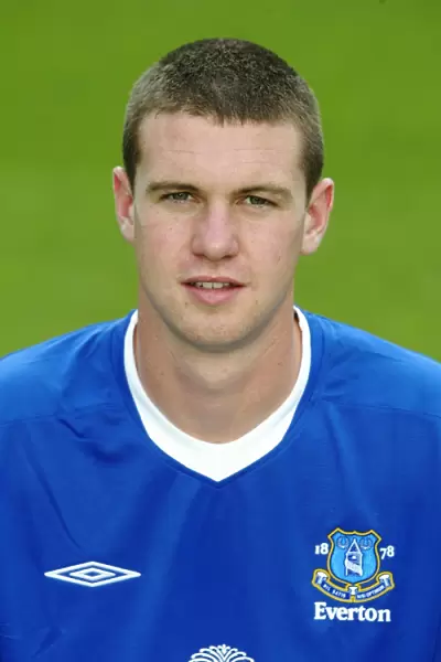 Everton FC 2008-09 Team and Anthony Gerrard's Headshot