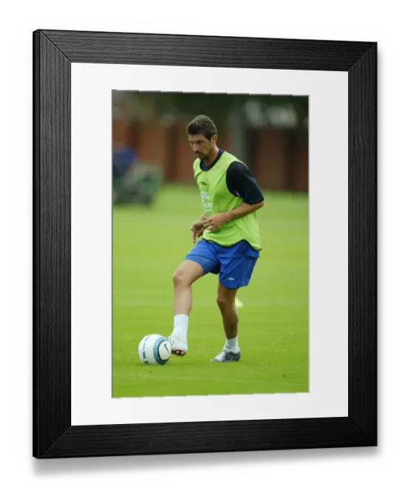 Framed Print : Alessandro Pistone at Everton Training, Bellefield (Staff Member) Framed Print : Alessandro Pistone at Everton Training, Bellefield (Staff Member)
