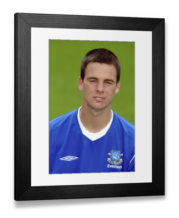 Framed Print : Daniel Fox of Everton Football Club: Team Picture and Portrait Framed Print : Daniel Fox of Everton Football Club: Team Picture and Portrait