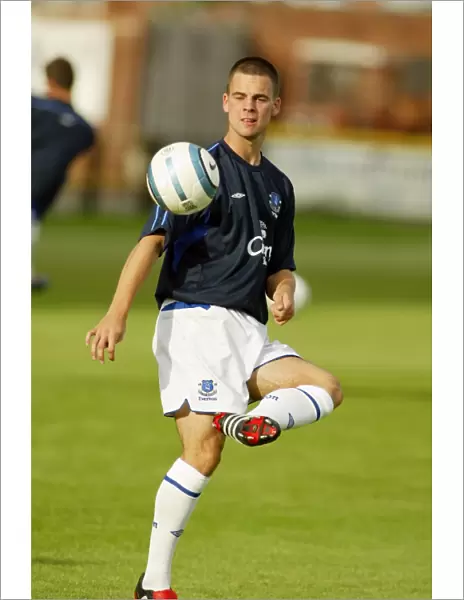 Daniel Fox in Action for Everton Reserves vs. West Bromich Albion, Haig Avenue, Southport