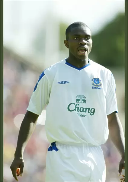 Joseph Yobo in Action for Everton vs Crystal Palace at Selhurst Park, Barclays Premiership 2004