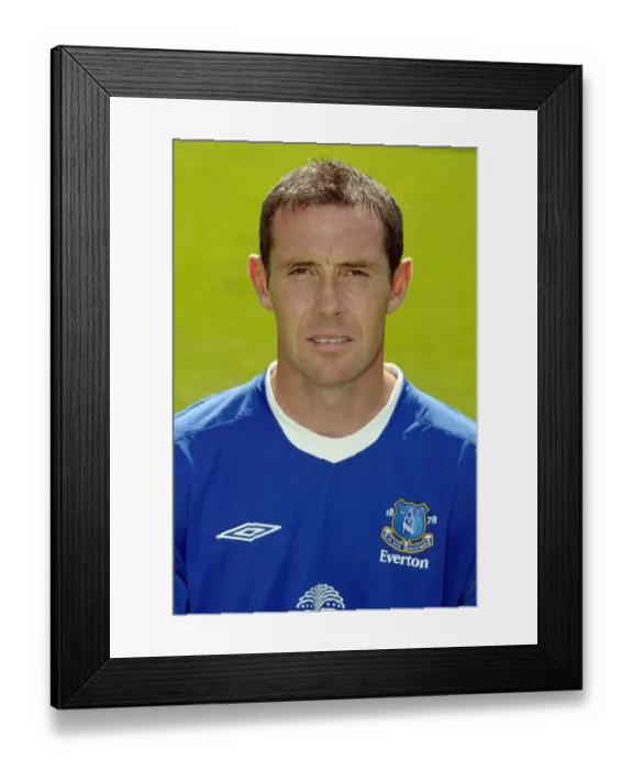 Framed Print : Football - Everton Photocall 2008 / 09 - Goodison Park - 08 / 09 Framed Print : Football - Everton Photocall 2008 / 09 - Goodison Park - 08 / 09