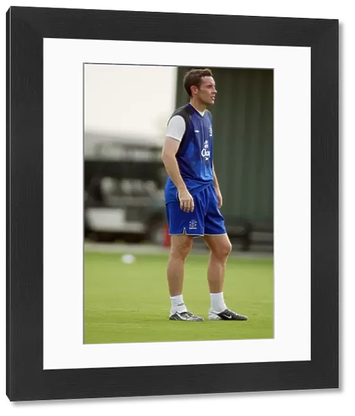 David Weir at Copa De Tejas Training, 2004 - Everton FC