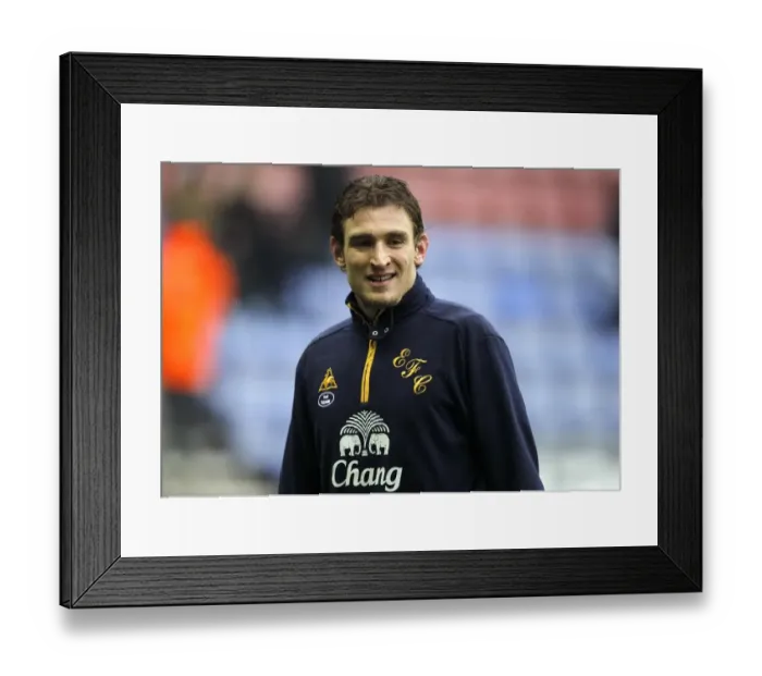 Framed Print : Everton's Jelavic Prepares for Wigan Athletic Clash during Premier League Training (04 February 2012) Framed Print : Everton's Jelavic Prepares for Wigan Athletic Clash during Premier League Training (04 February 2012)