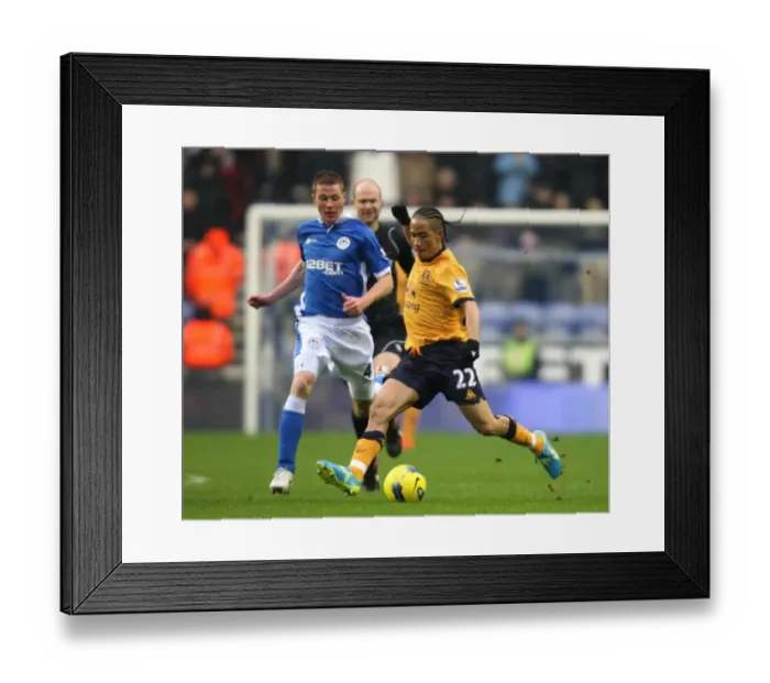 Framed Print : Barclays Premier League - Wigan Athletic v Everton - DW Stadium Framed Print : Barclays Premier League - Wigan Athletic v Everton - DW Stadium