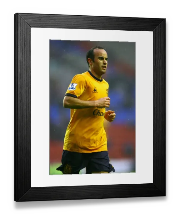 Framed Print : Landon Donovan in Action: Everton vs. Wigan Athletic, Barclays Premier League (04 February 2012) Framed Print : Landon Donovan in Action: Everton vs. Wigan Athletic, Barclays Premier League (04 February 2012)