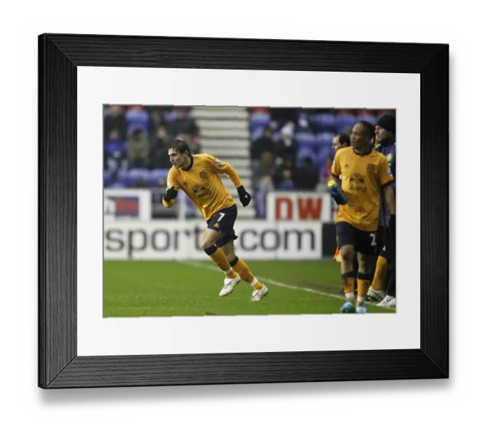 Framed Print : Jelavic's Premier League Debut: Everton's Substitution Against Wigan Athletic (04 February 2012) Framed Print : Jelavic's Premier League Debut: Everton's Substitution Against Wigan Athletic (04 February 2012)