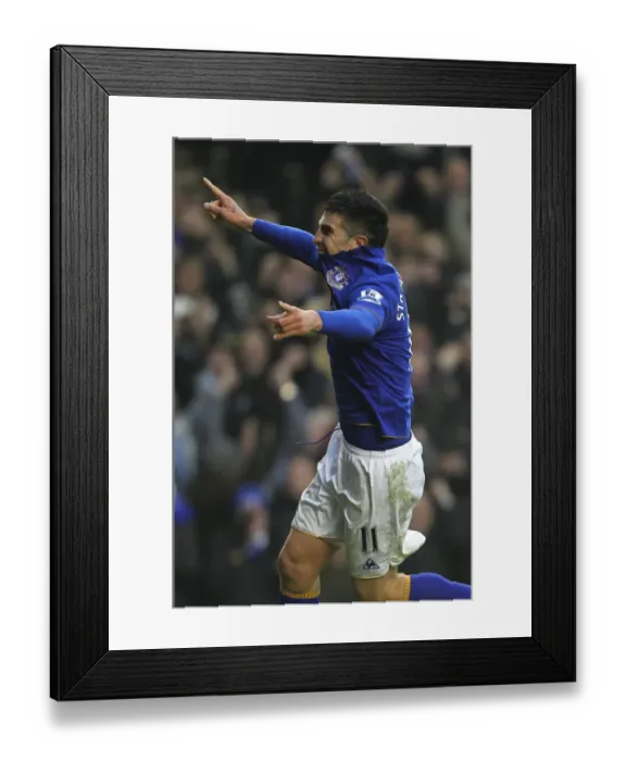 Framed Print : Everton's Double Victory: Denis Stracqualursi's Brace Against Chelsea (Barclays Premier League, 11 February 2012) Framed Print : Everton's Double Victory: Denis Stracqualursi's Brace Against Chelsea (Barclays Premier League, 11 February 2012)