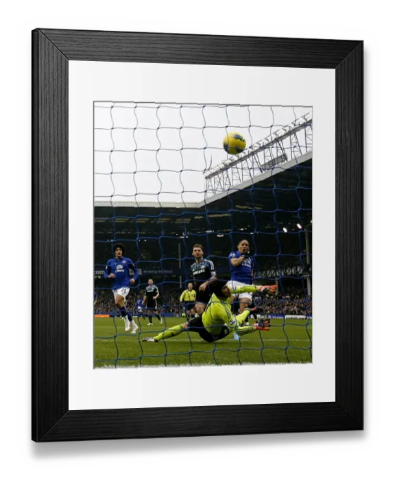 Framed Print : Steven Pienaar Scores the Opener: Everton's Thrilling Goal vs. Chelsea (11 February 2012, Goodison Park) Framed Print : Steven Pienaar Scores the Opener: Everton's Thrilling Goal vs. Chelsea (11 February 2012, Goodison Park)