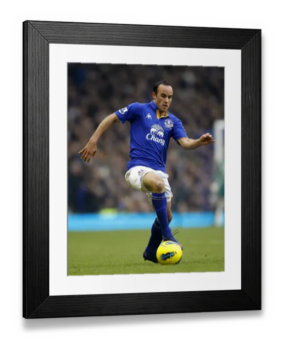 Framed Print : Landon Donovan at Goodison Park: Everton vs. Chelsea, Barclays Premier League (2012) Framed Print : Landon Donovan at Goodison Park: Everton vs. Chelsea, Barclays Premier League (2012)