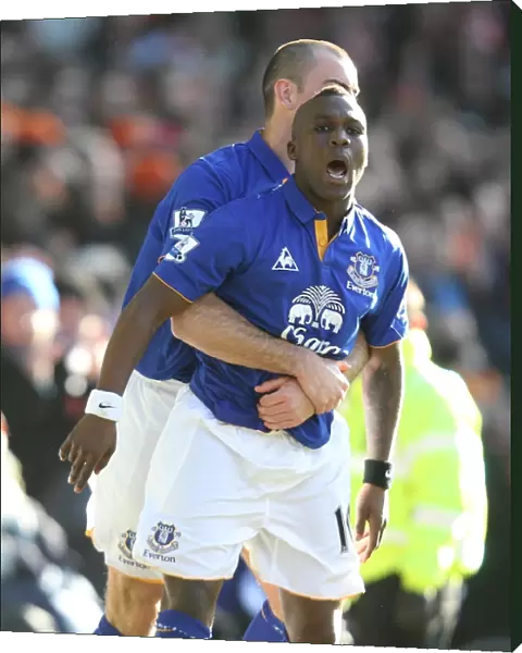 Royston Drenthe Scores First FA Cup Goal for Everton Against Blackpool at Goodison Park