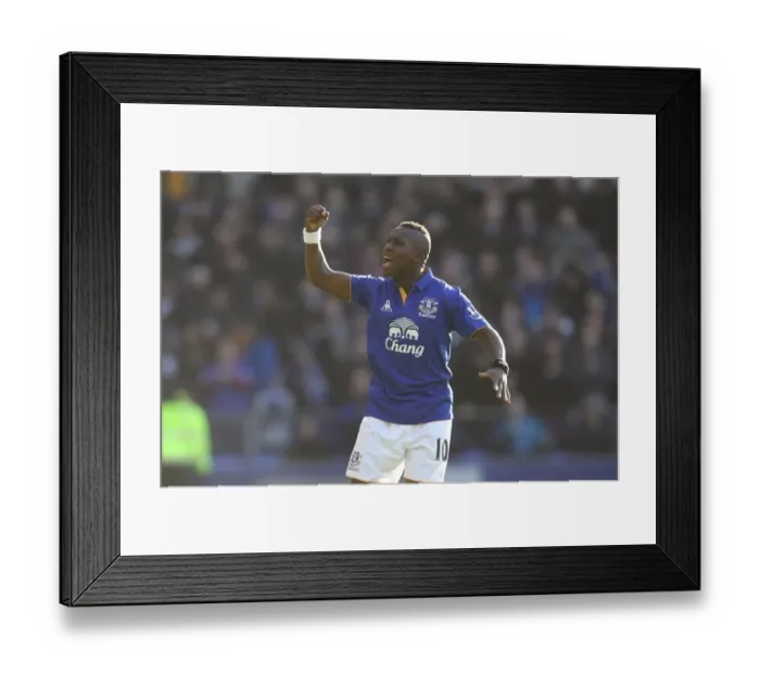 Framed Print : Royston Drenthe's FA Cup Goal Celebration: Everton's First against Blackpool (18 February 2012) Framed Print : Royston Drenthe's FA Cup Goal Celebration: Everton's First against Blackpool (18 February 2012)