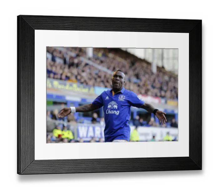 Framed Print : Royston Drenthe Fires Up Goodison Park: Everton's FA Cup Fifth Round Showdown Against Blackpool (18 February 2012) Framed Print : Royston Drenthe Fires Up Goodison Park: Everton's FA Cup Fifth Round Showdown Against Blackpool (18 February 2012)
