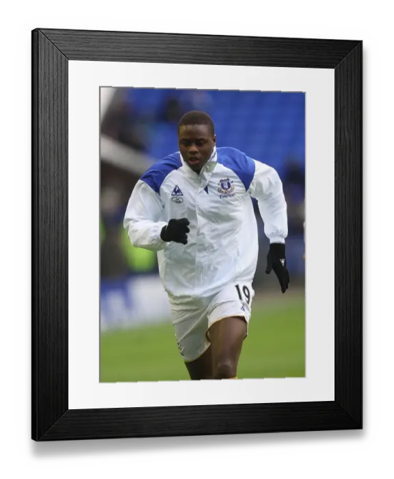 Framed Print : Magaye Gueye Scores the Fifth Round FA Cup Goal for Everton at Goodison Park vs. Blackpool Framed Print : Magaye Gueye Scores the Fifth Round FA Cup Goal for Everton at Goodison Park vs. Blackpool