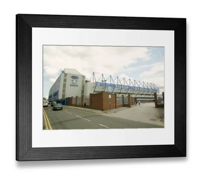 Framed Print : Goodison Park: The Home of Everton Football Club Framed Print : Goodison Park: The Home of Everton Football Club