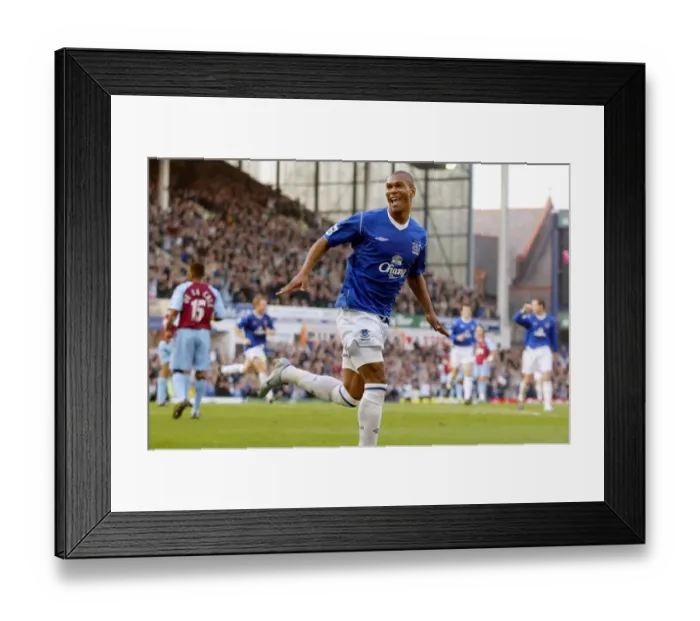 Framed Print : Everton vs. Aston Villa: 1-1 Stalemate (Season 04-05) Framed Print : Everton vs. Aston Villa: 1-1 Stalemate (Season 04-05)