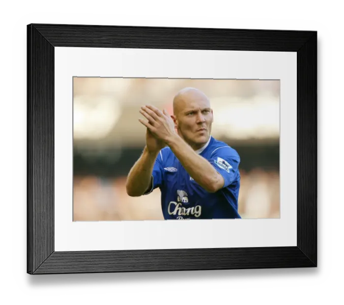 Framed Print : Everton vs. Aston Villa: 04-05 Season - The 1-1 Stalemate