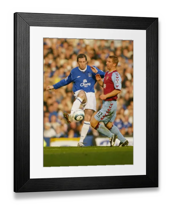 Framed Print : Everton vs. Aston Villa: 04-05 Season Stalemate - Everton 1-1 Framed Print : Everton vs. Aston Villa: 04-05 Season Stalemate - Everton 1-1
