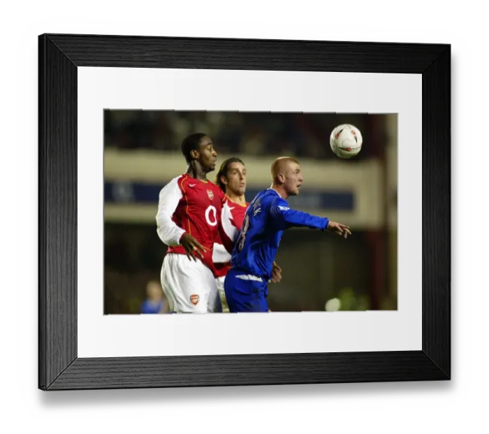 Framed Print : Arsenal's Triumph: 3-1 Over Everton (Season 04-05) Framed Print : Arsenal's Triumph: 3-1 Over Everton (Season 04-05)