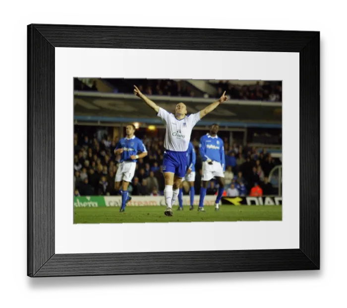 Framed Print : Thomas Gravesen celebrates