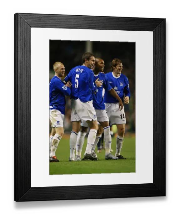 Framed Print : Everton FC's Carling Cup Victory: Everton 2-0 Preston North End (27-10-04) Framed Print : Everton FC's Carling Cup Victory: Everton 2-0 Preston North End (27-10-04)