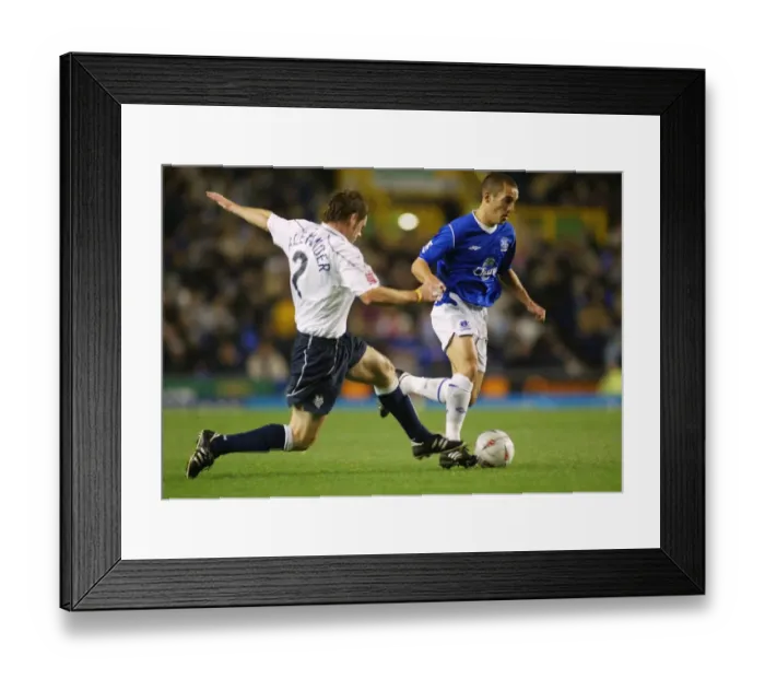 Framed Print : Everton FC: Carling Cup Victory over Preston North End (27-10-04) Framed Print : Everton FC: Carling Cup Victory over Preston North End (27-10-04)