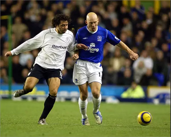 Lee Carsley battles with Campo