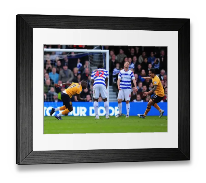 Framed Print : Royston Drenthe's Thrilling Goal: Everton's Victory Kickstart at QPR (03.03.2012, Loftus Road) Framed Print : Royston Drenthe's Thrilling Goal: Everton's Victory Kickstart at QPR (03.03.2012, Loftus Road)