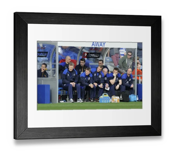 Framed Print : Everton FC at Loftus Road: A Peek into Their Barclays Premier League Bench (vs. Queens Park Rangers, 03 March 2012) Framed Print : Everton FC at Loftus Road: A Peek into Their Barclays Premier League Bench (vs. Queens Park Rangers, 03 March 2012)