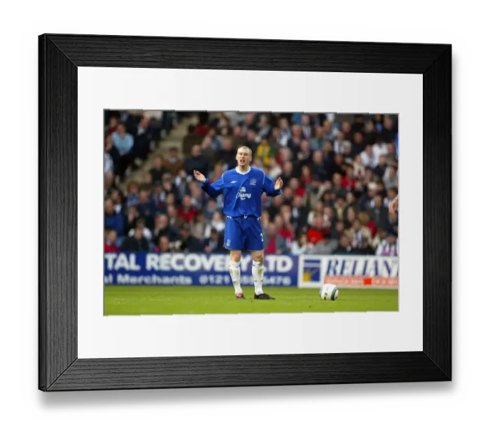 Framed Print : WBA 1-0 Everton: A Look Back at the Previous Season's Intense Rivalry