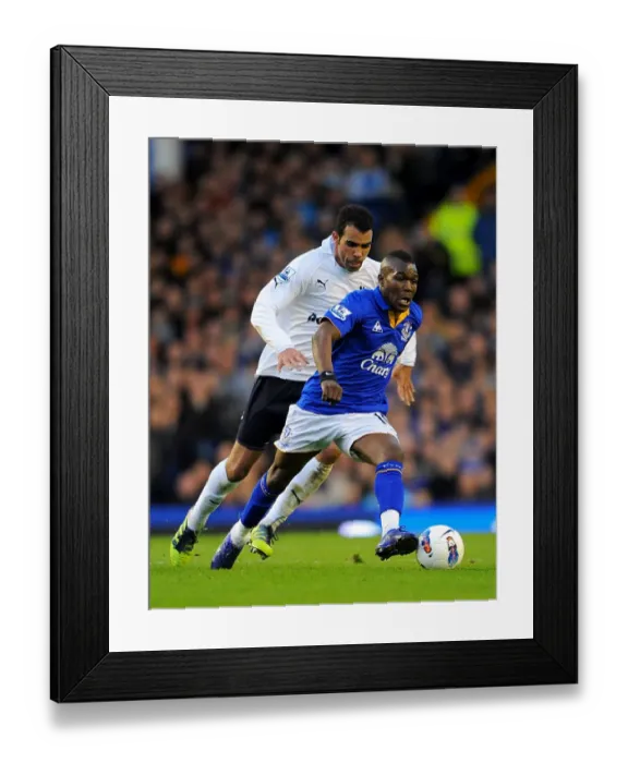 Framed Print : Sandro vs. Drenthe: A Battle for Ball Possession - Everton vs. Tottenham Premier League Rivalry (10 March 2012, Goodison Park) Framed Print : Sandro vs. Drenthe: A Battle for Ball Possession - Everton vs. Tottenham Premier League Rivalry (10 March 2012, Goodison Park)