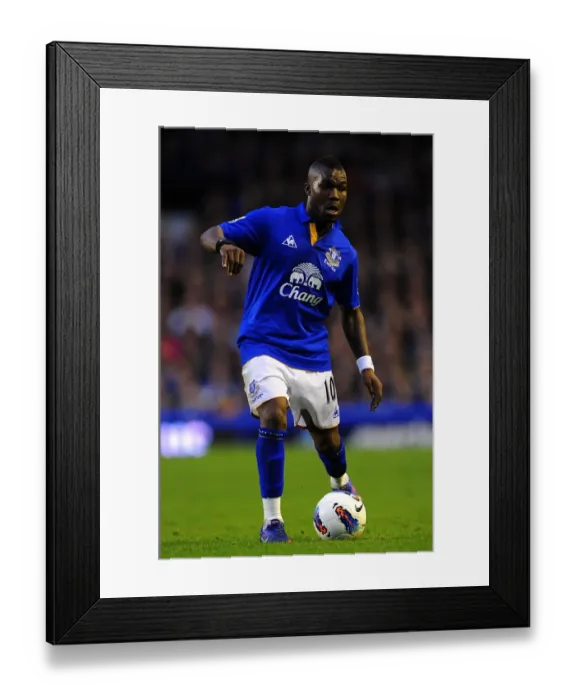 Framed Print : Royston Drenthe at Goodison Park: Everton vs. Tottenham Hotspur - Barclays Premier League (10 March 2012)