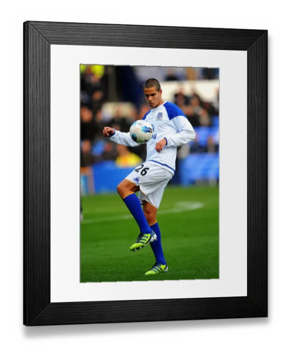 Framed Print : Jack Rodwell's Standout Performance: Everton vs. Tottenham Hotspur, Barclays Premier League (10 March 2012, Goodison Park)