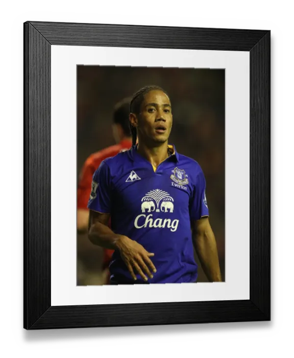 Framed Print : Everton vs. Liverpool Rivalry: Steven Pienaar in Action (13 March 2012, Anfield) Framed Print : Everton vs. Liverpool Rivalry: Steven Pienaar in Action (13 March 2012, Anfield)