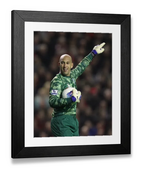 Framed Print : Tim Howard's Heroic Performance: Everton vs. Liverpool (13 March 2012) - Anfield Showdown