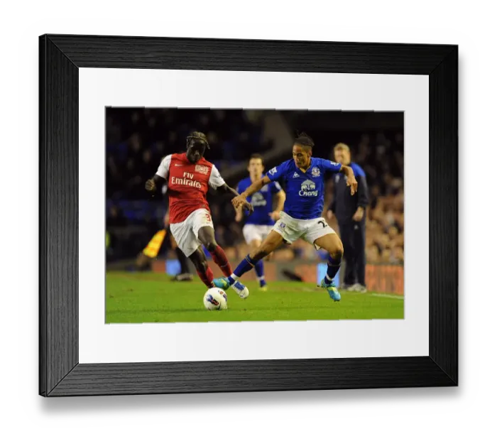 Framed Print : Pienaar vs. Sagna: A Premier League Rivalry Clash at Goodison Park (March 21, 2012) Framed Print : Pienaar vs. Sagna: A Premier League Rivalry Clash at Goodison Park (March 21, 2012)