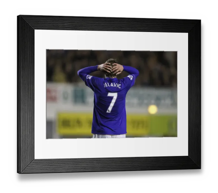 Framed Print : Jelavic's Stunner: Everton vs Arsenal at Goodison Park (BPL, 21 March 2012) Framed Print : Jelavic's Stunner: Everton vs Arsenal at Goodison Park (BPL, 21 March 2012)