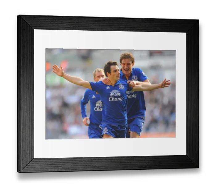 Framed Print : Leighton Baines Scores First Goal: Everton's Triumph over Swansea City (BPL 2012) Framed Print : Leighton Baines Scores First Goal: Everton's Triumph over Swansea City (BPL 2012)