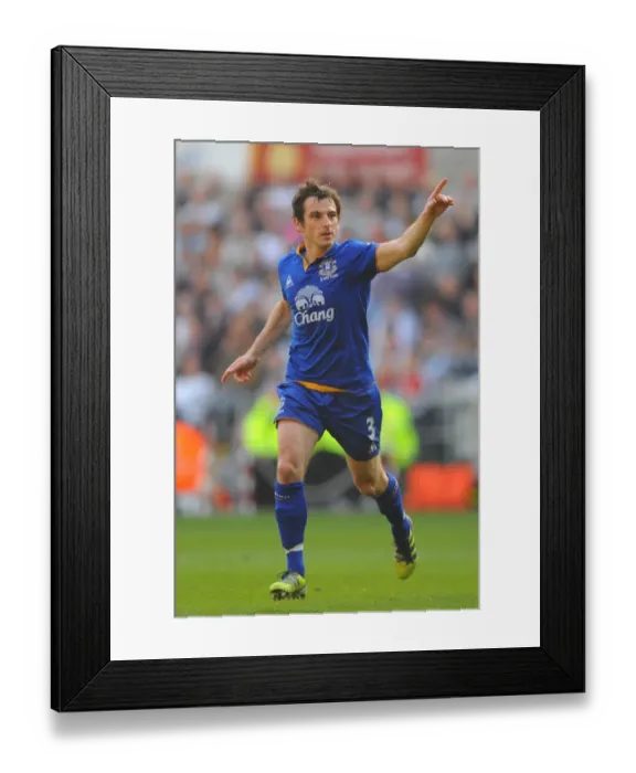 Framed Print : Leighton Baines Scores the Opener: Everton's Triumph at Swansea City (BPL 2012) Framed Print : Leighton Baines Scores the Opener: Everton's Triumph at Swansea City (BPL 2012)
