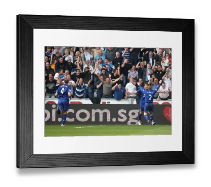 Framed Print : Everton's Jelavic and Hibbert: Celebrating a Memorable Second Goal Against Swansea City (24 March 2012) Framed Print : Everton's Jelavic and Hibbert: Celebrating a Memorable Second Goal Against Swansea City (24 March 2012)