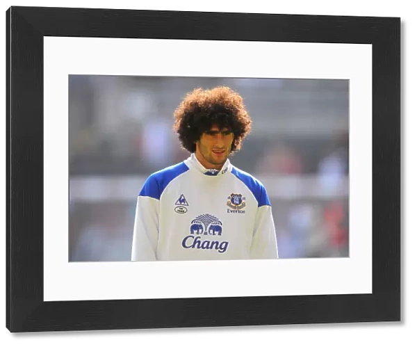 Marouane Fellaini in Action: Everton vs Swansea City, Barclays Premier League (24 March 2012)