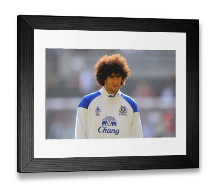 Framed Print : Marouane Fellaini in Action: Everton vs Swansea City, Barclays Premier League (24 March 2012)