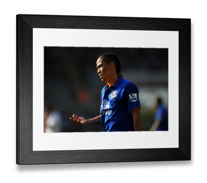 Framed Print : Steven Pienaar in Action: Everton vs Swansea City, Barclays Premier League (24 March 2012)