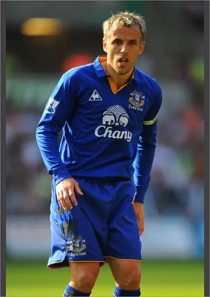 Phil Neville and Everton Face Off Against Swansea City in Premier League Showdown (24 March 2012, Liberty Stadium)
