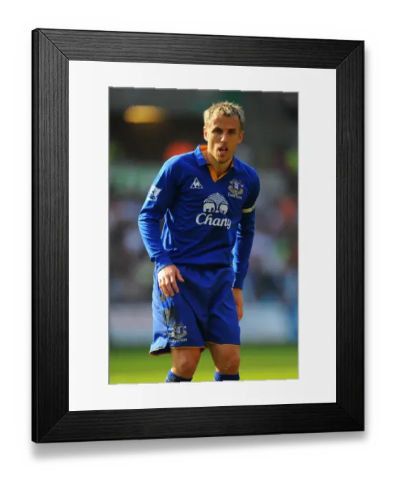Framed Print : Phil Neville and Everton Face Off Against Swansea City in Premier League Showdown (24 March 2012, Liberty Stadium) Framed Print : Phil Neville and Everton Face Off Against Swansea City in Premier League Showdown (24 March 2012, Liberty Stadium)