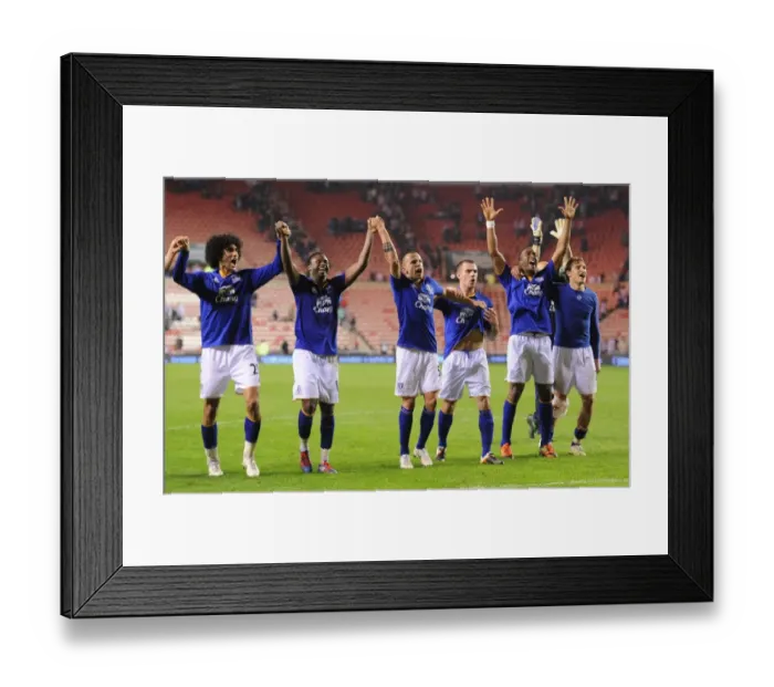 Framed Print : Everton's FA Cup Triumph: Celebrating at Sunderland's Stadium of Light (March 2012) Framed Print : Everton's FA Cup Triumph: Celebrating at Sunderland's Stadium of Light (March 2012)