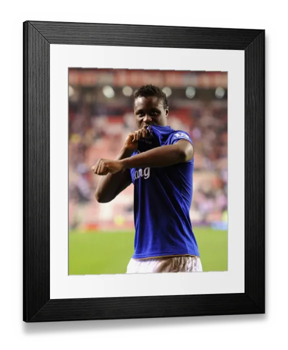 Framed Print : Everton's Magaye Gueye: A Heartfelt Moment of Triumph - FA Cup Victory at Stadium of Light (Sunderland v Everton, 27 March 2012) Framed Print : Everton's Magaye Gueye: A Heartfelt Moment of Triumph - FA Cup Victory at Stadium of Light (Sunderland v Everton, 27 March 2012)