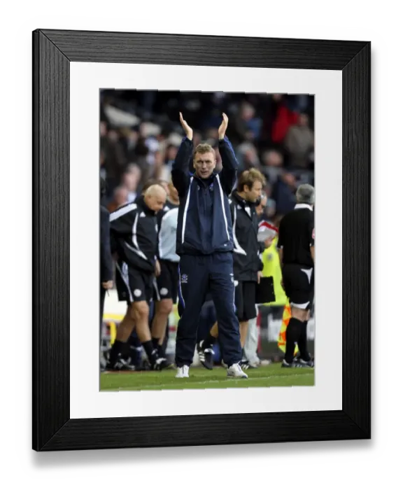 Framed Print : Football - Derby County v Everton Barclays Premier League - Pride Park - 28 / 10 / 07 Everton manager David Moyes applauds Mandatory Credit: Action Images / Tony Framed Print : Football - Derby County v Everton Barclays Premier League - Pride Park - 28 / 10 / 07 Everton manager David Moyes applauds Mandatory Credit: Action Images / Tony