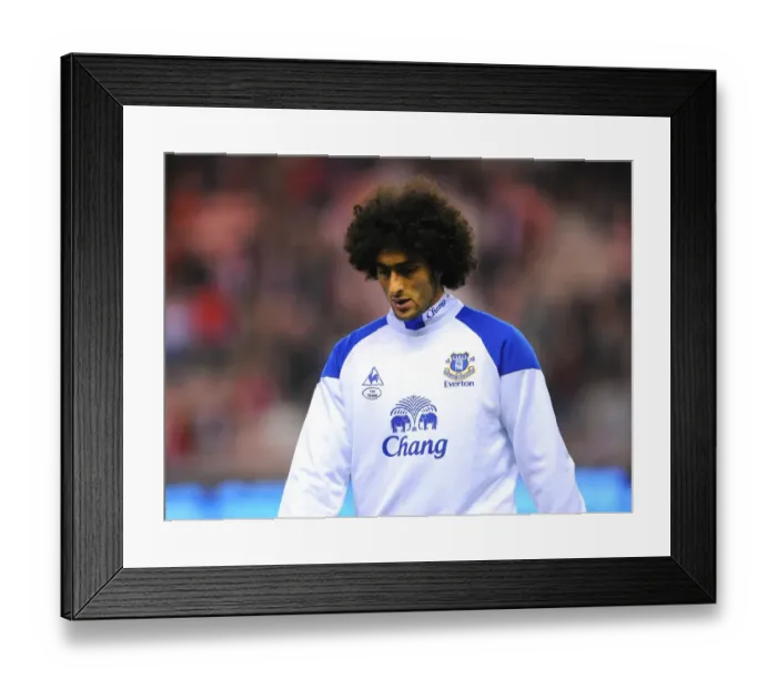 Framed Print : Marouane Fellaini Leads Everton in FA Cup Sixth Round Replay at Stadium of Light Against Sunderland Framed Print : Marouane Fellaini Leads Everton in FA Cup Sixth Round Replay at Stadium of Light Against Sunderland