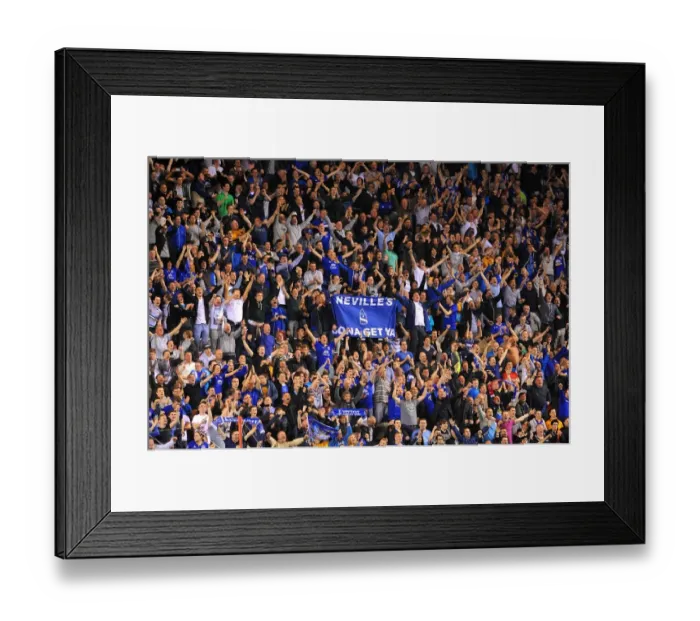 Framed Print : Everton Fans Unwavering Support: FA Cup Sixth Round Replay - Everton vs Sunderland (Stadium of Light, 27 March 2012) Framed Print : Everton Fans Unwavering Support: FA Cup Sixth Round Replay - Everton vs Sunderland (Stadium of Light, 27 March 2012)